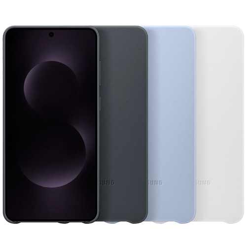 Samsung Samsung Kindsuit PU-leer Back Cover Zwart voor Galaxy S25 Edge