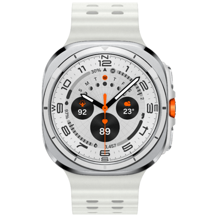 Samsung Samsung Galaxy Watch Ultra 2025 Smartwatch - Titanium Wit (4G LTE, 47mm)