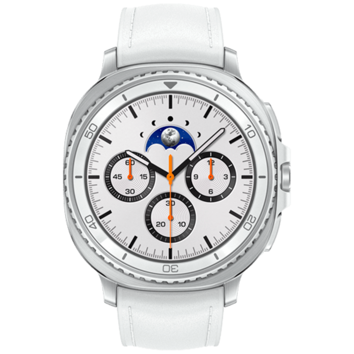 Samsung Samsung Galaxy Watch 8 Classic 4G 46mm - Zilver (Witte Band)