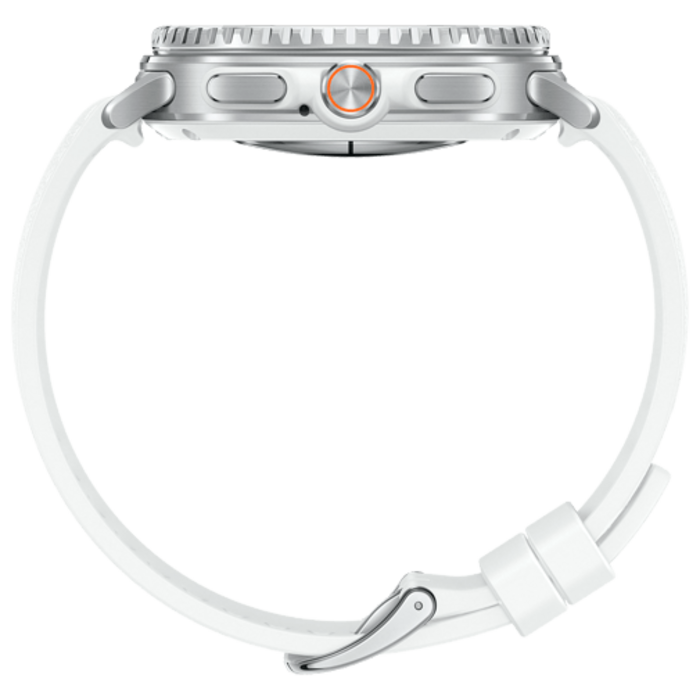 Samsung Samsung Galaxy Watch 8 Classic 4G 46mm - Zilver (Witte Band)
