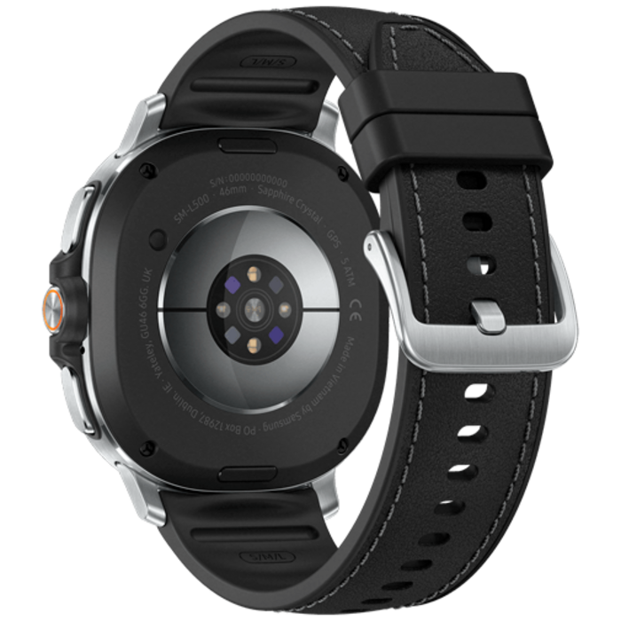 Samsung Samsung Galaxy Watch 8 Classic 46mm Smartwatch - Zilver (Zwarte Band)