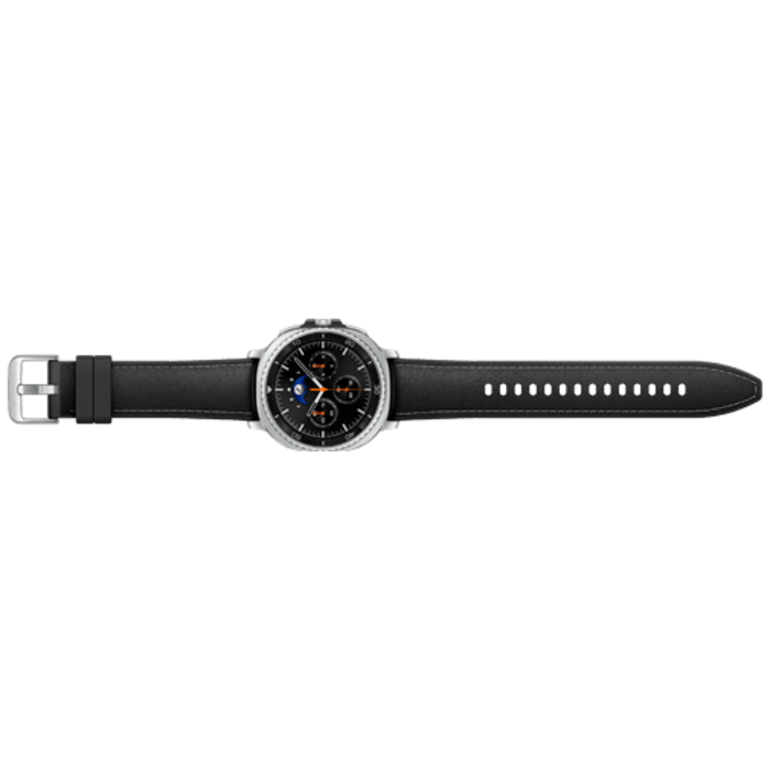 Samsung Samsung Galaxy Watch 8 Classic 46mm Smartwatch - Zilver (Zwarte Band)