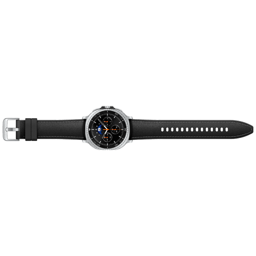 Samsung Samsung Galaxy Watch 8 Classic 46mm Smartwatch - Zilver (Zwarte Band)