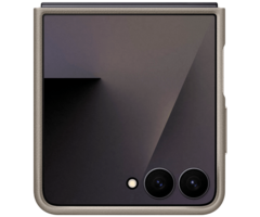 Samsung Samsung Galaxy Z Flip 7 Kindsuit PU-Lederen Back Cover - Grijs