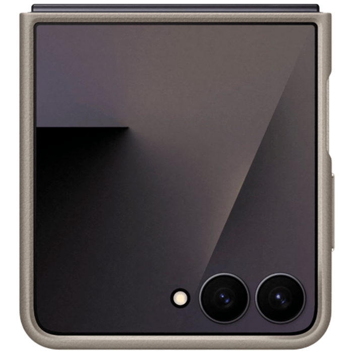 Samsung Samsung Galaxy Z Flip 7 Kindsuit PU-Lederen Back Cover - Grijs