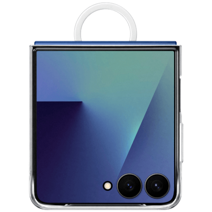 Samsung Samsung Galaxy Z Flip 7 Back Cover met Ring Transparant (EF-QF766C)