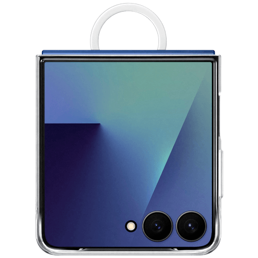 Samsung Samsung Galaxy Z Flip 7 Back Cover met Ring Transparant (EF-QF766C)