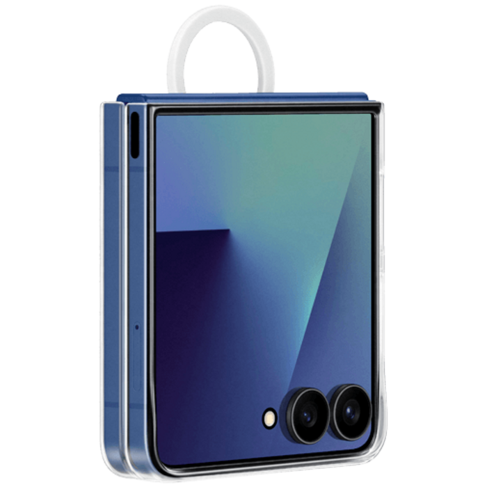 Samsung Samsung Galaxy Z Flip 7 Back Cover met Ring Transparant (EF-QF766C)