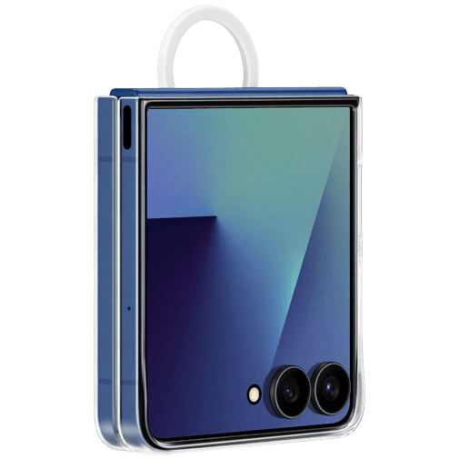Samsung Samsung Galaxy Z Flip 7 Back Cover met Ring Transparant (EF-QF766C)
