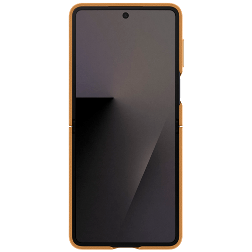 Samsung Samsung Galaxy Z Flip 7 Kindsuit PU-Leer Back Cover - Bruin