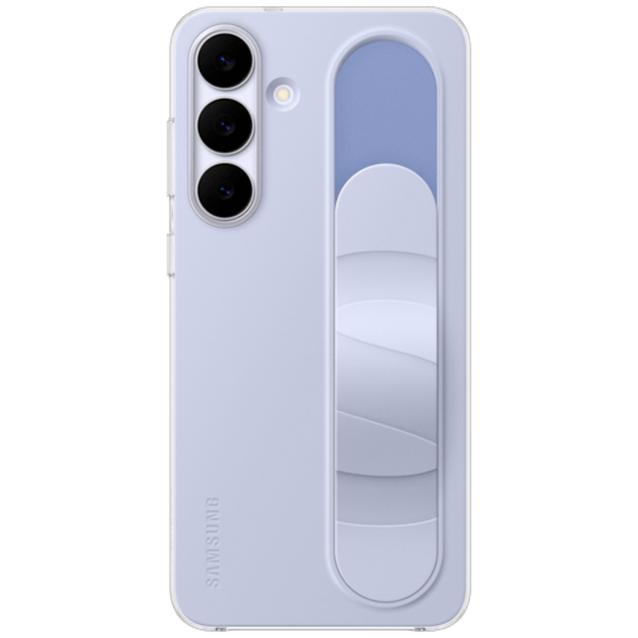 Samsung Samsung Galaxy S25 FE Standing Grip Siliconen Back Cover - Lichtblauw