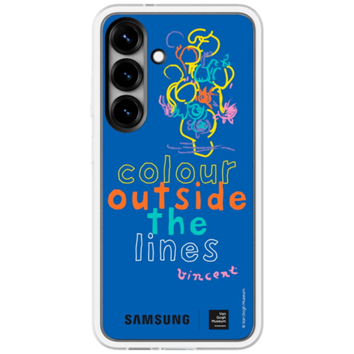 Samsung Samsung Galaxy S25 Flipsuit Case Van Gogh Flower Back Cover