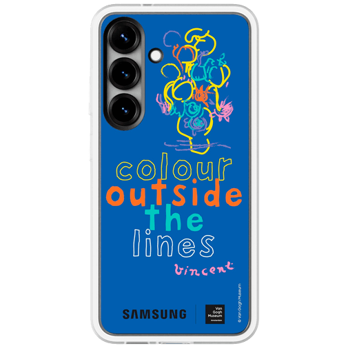 Samsung Samsung Galaxy S25 Flipsuit Case Van Gogh Flower Back Cover