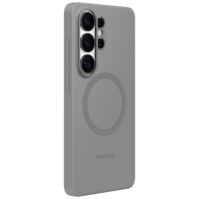 Samsung Samsung Galaxy S26 Ultra Siliconen Back Cover Grijs Magnetisch