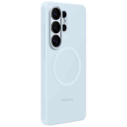 Samsung Samsung Galaxy S26 Ultra Siliconen Back Cover - Lichtblauw (Magnetisch)
