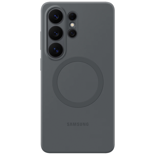 Samsung Samsung Galaxy S26 Ultra Siliconen Back Cover Magnetisch - Zwart