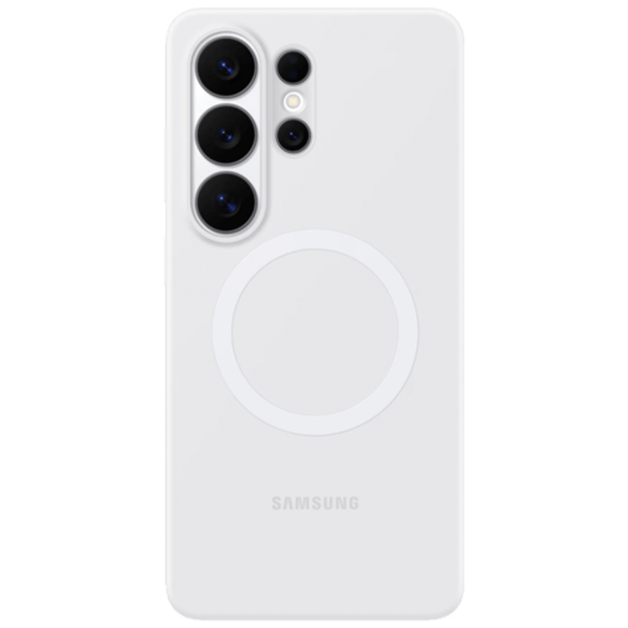 Samsung Samsung Galaxy S26 Ultra Siliconen Back Cover Wit - Magnetisch