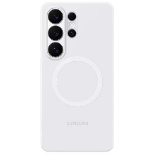 Samsung Samsung Galaxy S26 Ultra Siliconen Back Cover Wit - Magnetisch