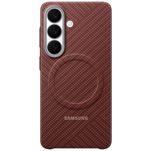 Samsung Samsung Galaxy S26 Carbon Back Cover - Rood (Magnetisch)