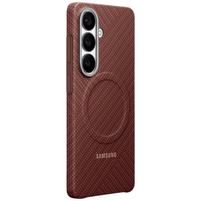 Samsung Samsung Galaxy S26 Carbon Back Cover - Rood (Magnetisch)
