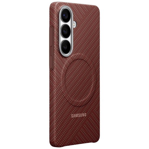 Samsung Samsung Galaxy S26 Carbon Back Cover - Rood (Magnetisch)