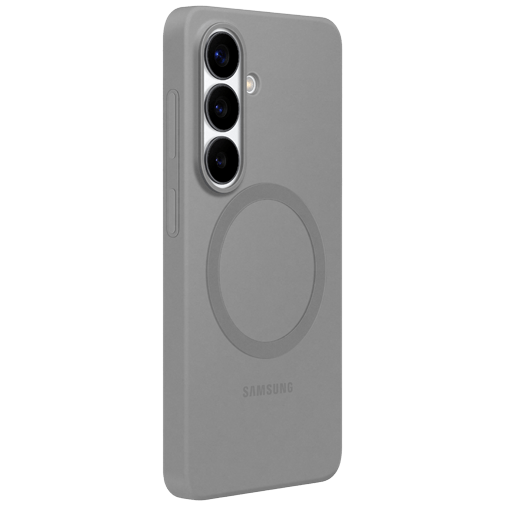 Samsung Samsung Galaxy S26+ Siliconen Back Cover Grijs (Magnetisch)
