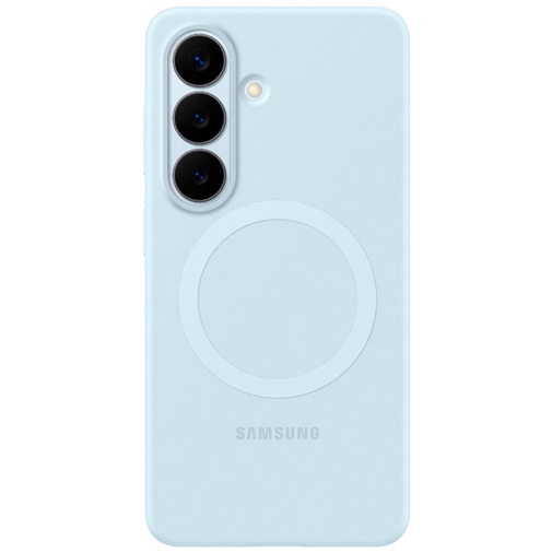 Samsung Samsung Galaxy S26 Siliconen Back Cover Magnetisch - Lichtblauw