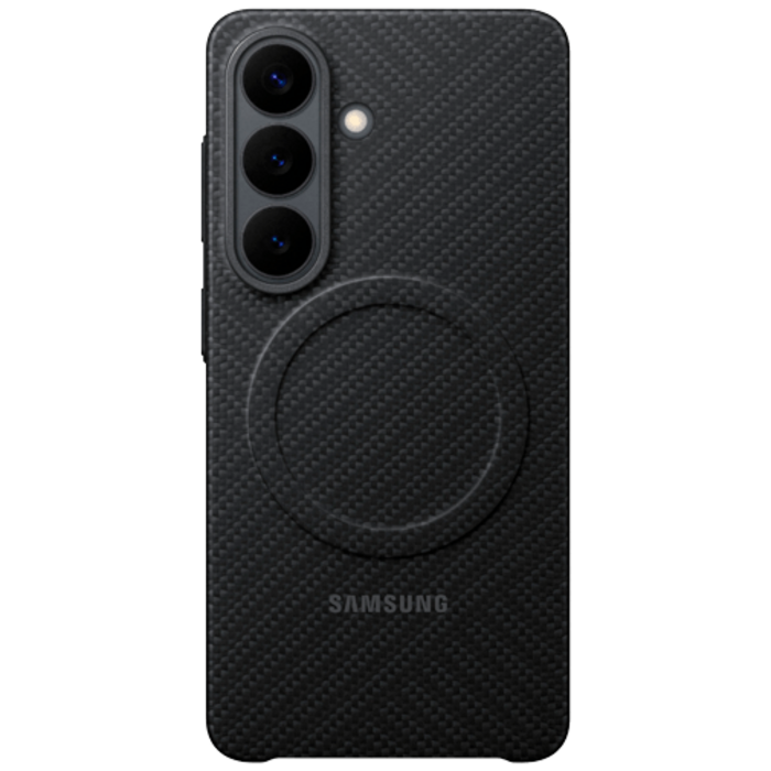 Samsung Samsung Galaxy S26 Carbon Back Cover Magnetisch - Zwart