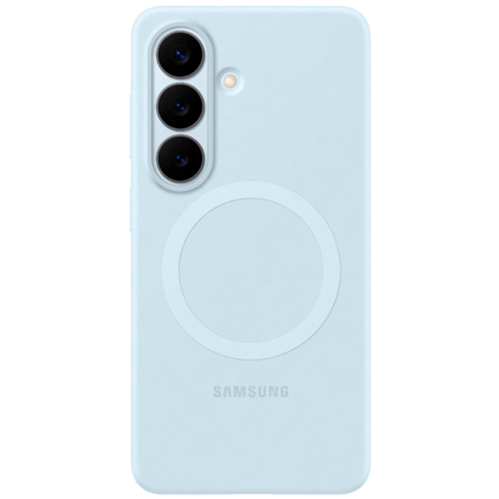 Samsung Samsung Galaxy S26+ Siliconen Back Cover - Lichtblauw - Magnetisch