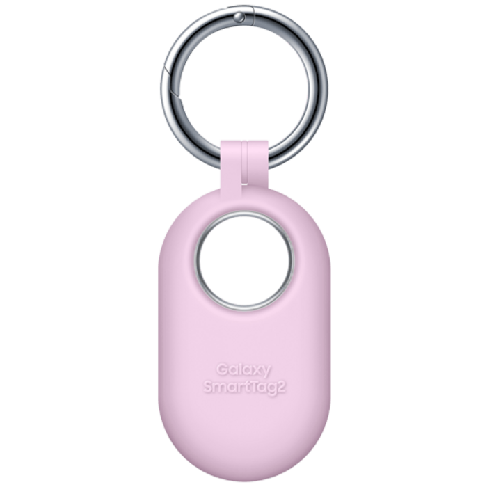 Samsung Samsung Galaxy SmartTag 2 Siliconen Case met Sleutelring - Paars