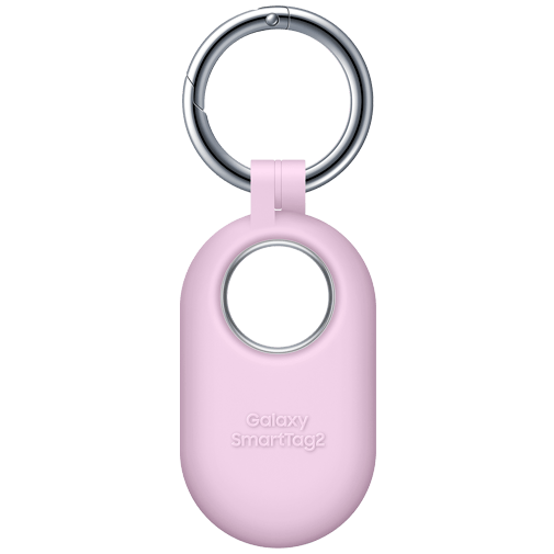 Samsung Samsung Galaxy SmartTag 2 Siliconen Case met Sleutelring - Paars