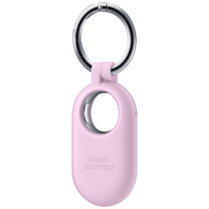 Samsung Samsung Galaxy SmartTag 2 Siliconen Case met Sleutelring - Paars