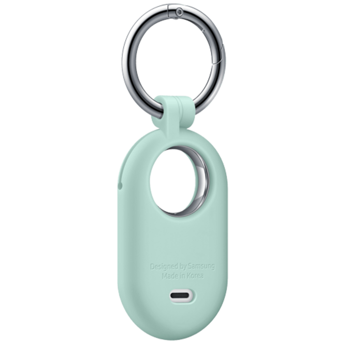 Samsung Samsung Siliconen Case Groen met Sleutelring voor Galaxy SmartTag 2
