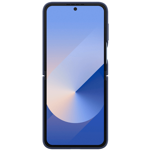 Samsung Samsung Siliconen Back Cover met Ring Donkerblauw Galaxy Z Flip 6 / Flip 7 FE