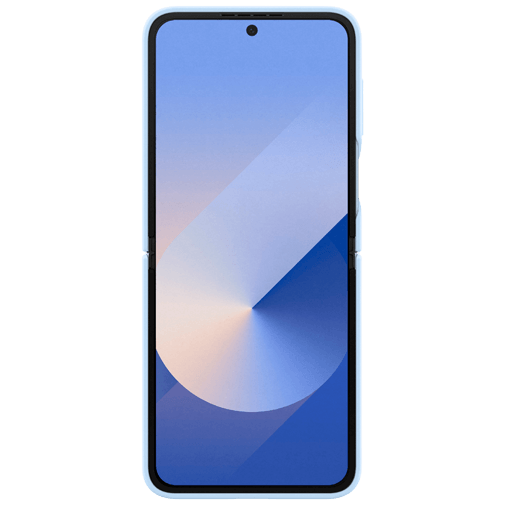 Samsung Samsung Galaxy Z Flip 6 / Flip 7 FE Siliconen Back Cover met Ring Blauw