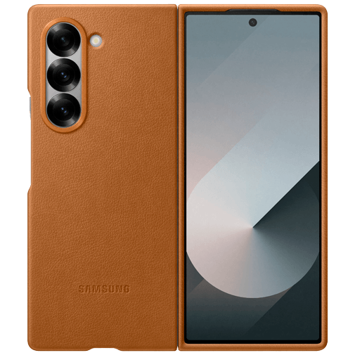 Samsung Samsung Galaxy Z Fold 6 Back Cover PU-leer - Bruin (EF-VF956PAEGWW)