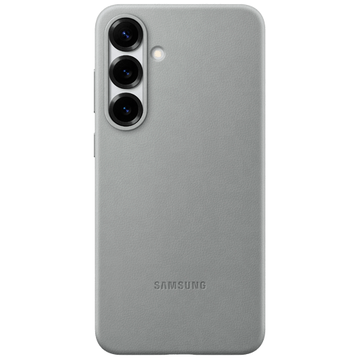 Samsung Samsung Galaxy S25+ Kindsuit PU-leder Back Cover - Grijs