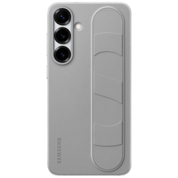 Samsung Samsung Standing Grip Siliconen Back Cover Grijs (Galaxy S25+)