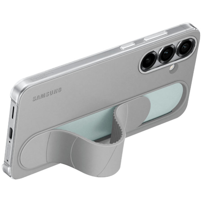 Samsung Samsung Standing Grip Siliconen Back Cover Grijs (Galaxy S25+)