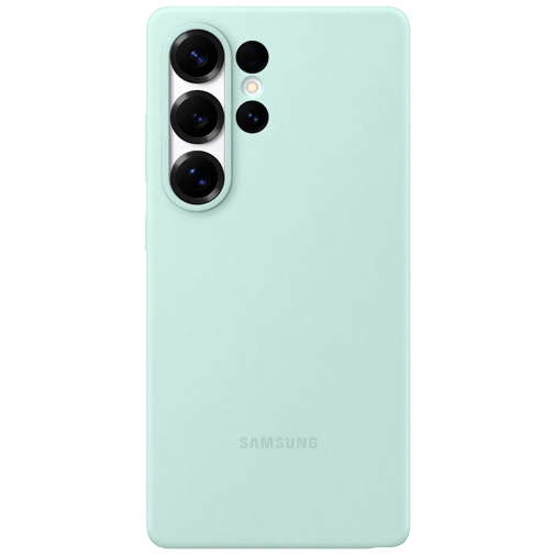Samsung Samsung Galaxy S25 Ultra Siliconen Back Cover - Mint