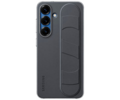 Samsung Samsung Galaxy S25 Standing Grip Siliconen Back Cover - Zwart