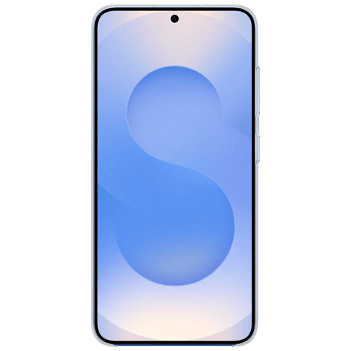 Samsung Samsung Galaxy S25 Standing Grip Siliconen Back Cover - Zwart