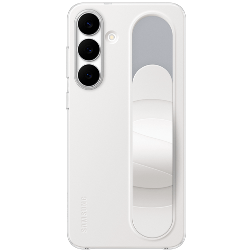 Samsung Samsung Standing Grip Siliconen Back Cover Wit (Galaxy S25 FE)