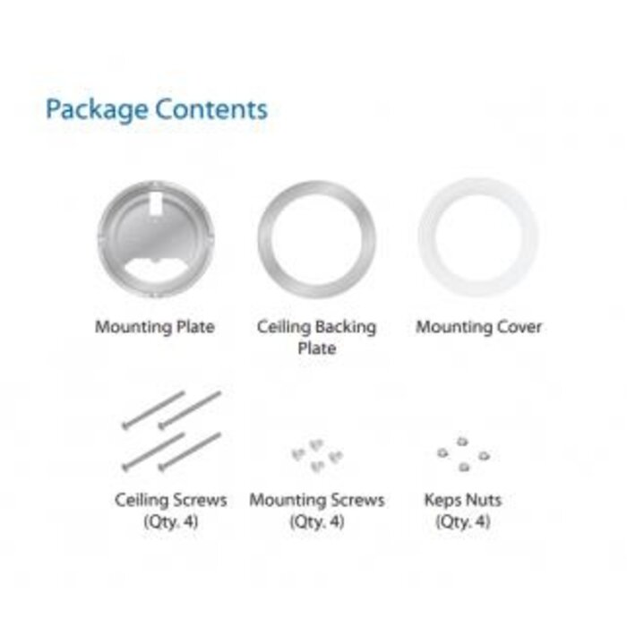 Ubiquiti Ubiquiti UniFi U6 Lite, U6+, AC Lite & nanoHD Inbouw Plafondmontage (3-pack)