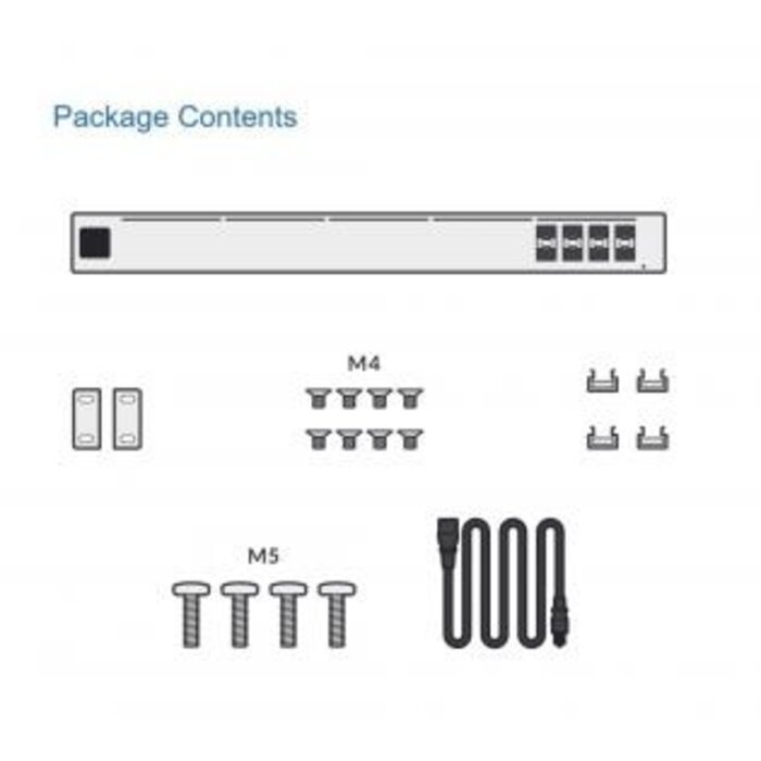 Ubiquiti Ubiquiti UniFi Switch Aggregation - 8-Poorts 10G SFP+ Switch