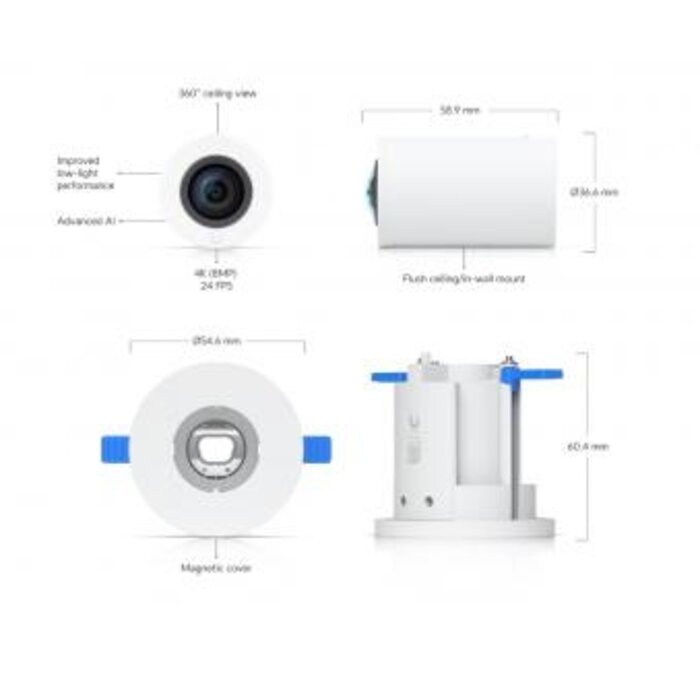 Ubiquiti Ubiquiti UniFi Protect AI Theta Pro - Discreet 360° AI Camera Systeem