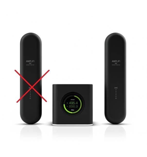 Ubiquiti Ubiquiti AmpliFi HD Gamers Edition - WiFi Router + 2 Mesh Points (Refurbished)