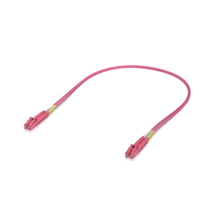 Ubiquiti Ubiquiti UniFi OM4 Duplex LC UPC Glasvezel Patchkabel - 0.5 Meter