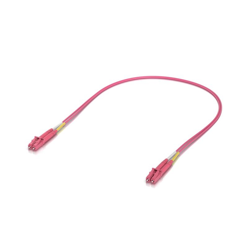 Ubiquiti Ubiquiti UniFi OM4 Duplex LC UPC Glasvezel Patchkabel - 0.5 Meter