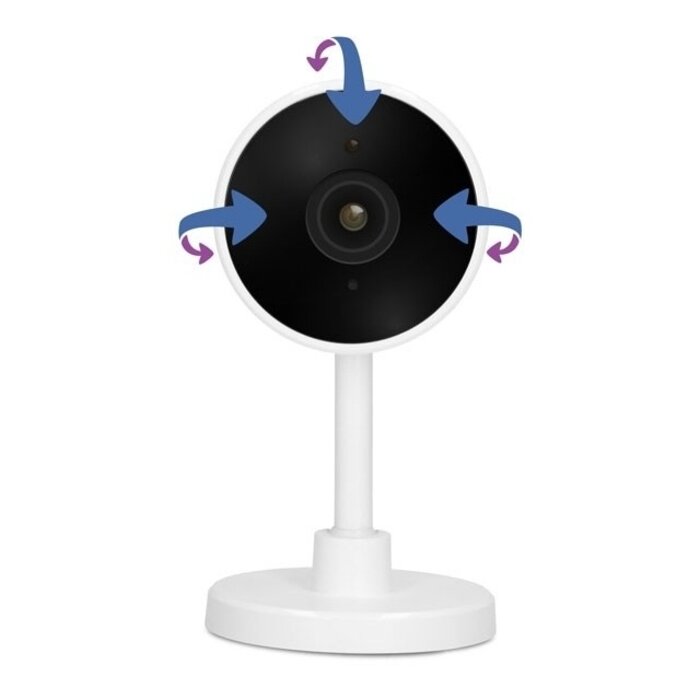 Alecto Alecto Smart WiFi IP Camera White - Slimme Beveiligingscamera